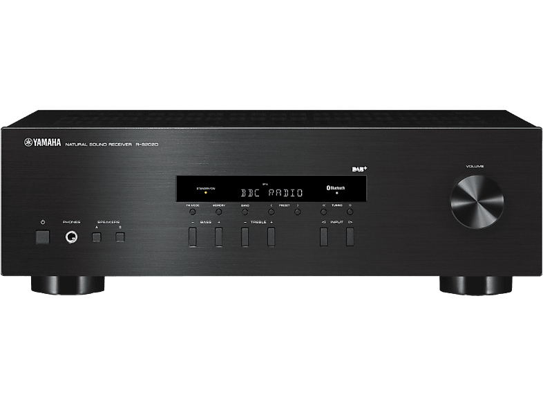 YAMAHA Stereo versterker DAB/DAB+ Bluetooth Zwart (RS202DBL)