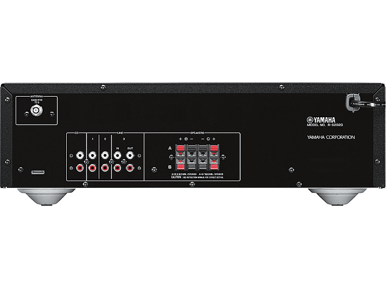 Yamaha Stereo Receiver R-S 202 DAB, schwarz — Foto 2 von 4