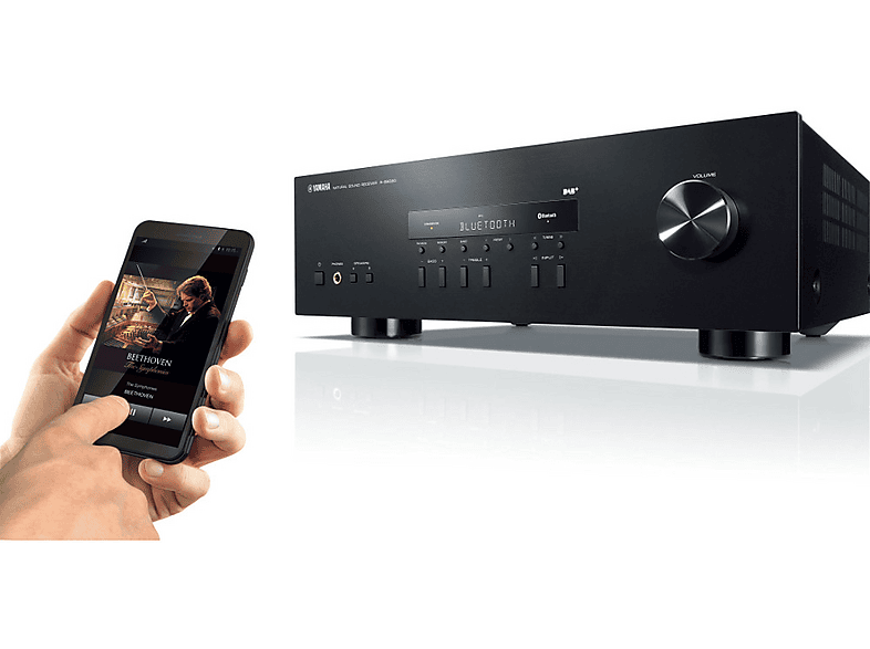 Yamaha Stereo Receiver R-S 202 DAB, schwarz — Foto 3 von 4