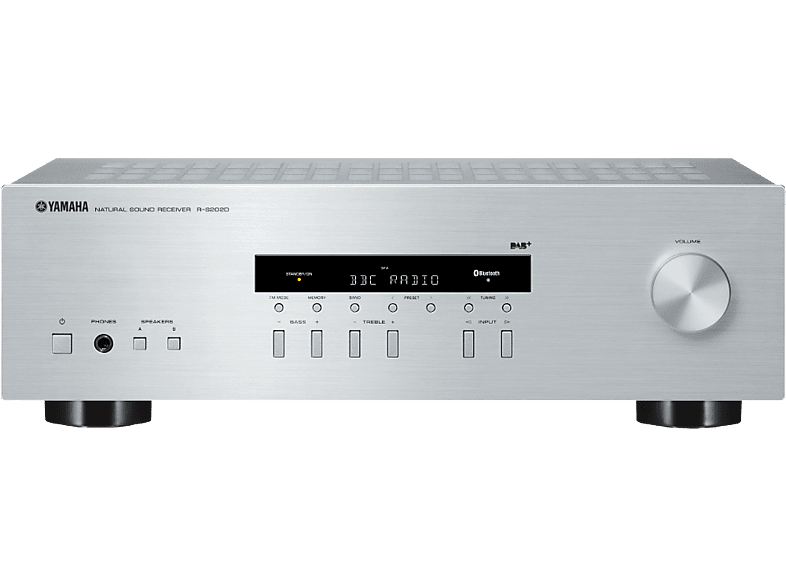 YAMAHA Stereo versterker DAB/DAB+ Bluetooth Zilver (RS202DSI)