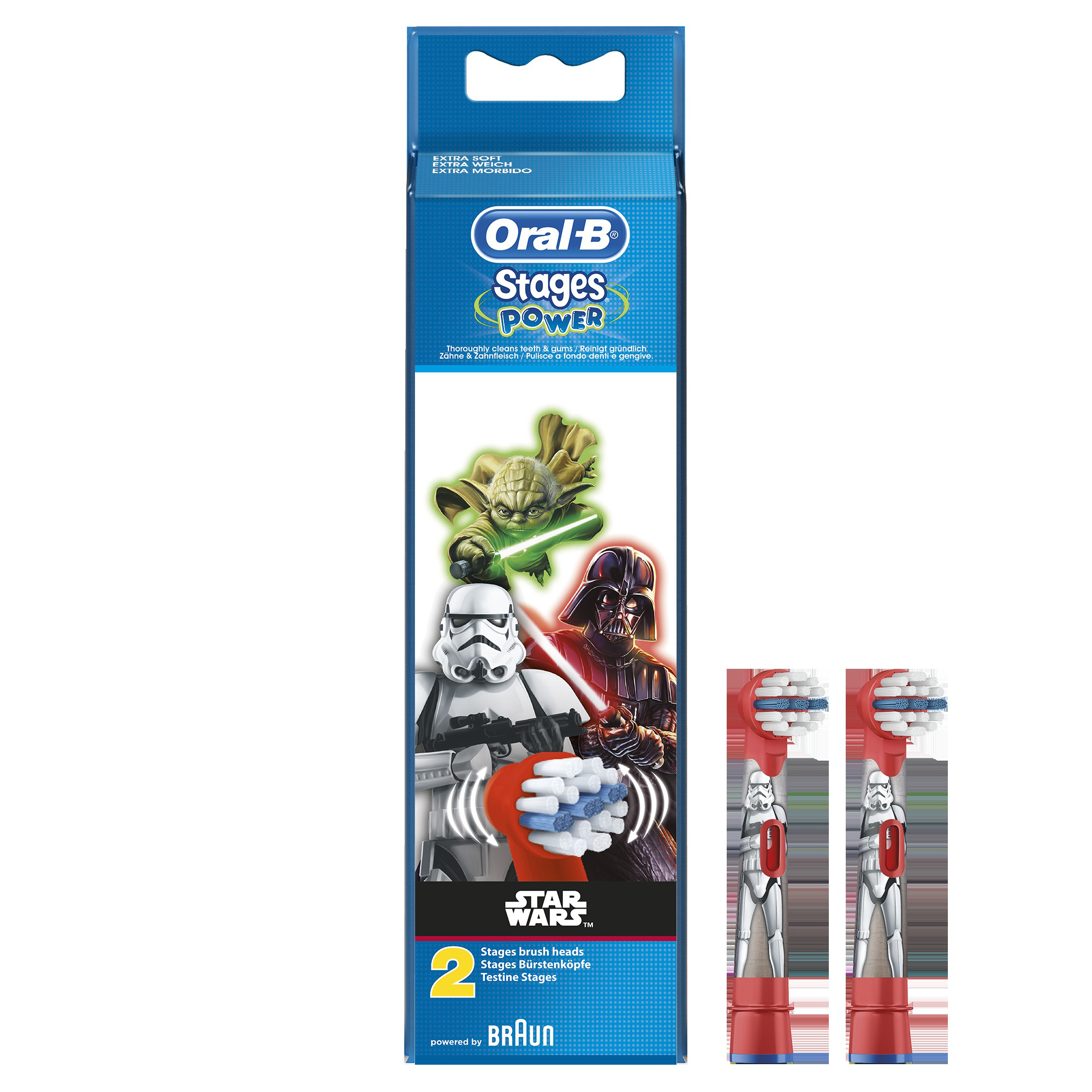 ORAL B Têtes de brosse à dent Kids Star Wars
