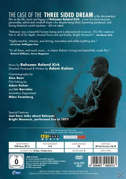 Rahsaan R.Kirk: The Case of the 3 sided dream DVD