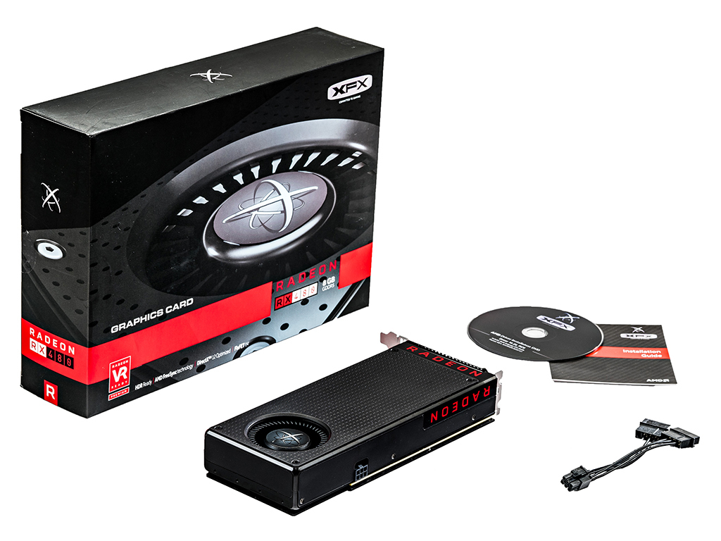 XFX Radeon RX 480 XXX 8GB (RX-480M8BFA6) (AMD, Grafikkarte)