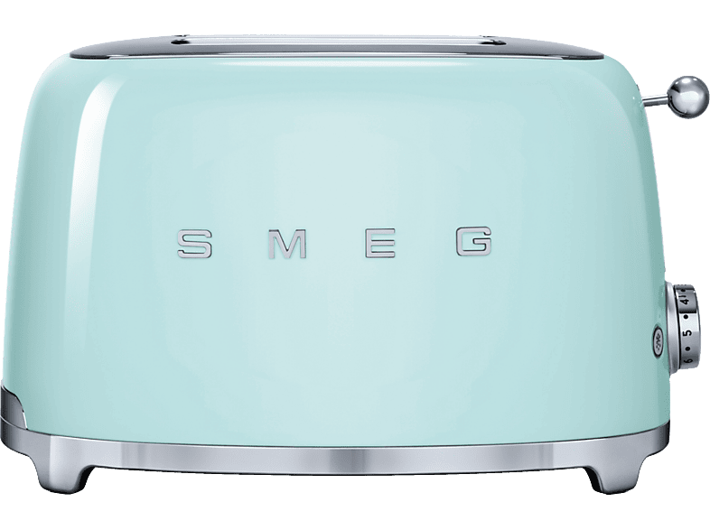 Smeg TSF01PGEU Retro-Style Toaster (Pastellgrün, 950 Watt, Schlitze: 2)