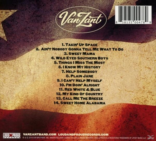 Van Zant - Red White & Blue (Live)  - (CD)