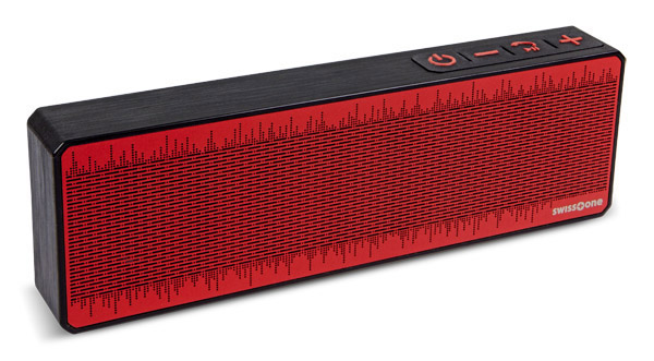 SWISSTONE BX 200 Bluetooth Lautsprecher, Rot, Schwarz