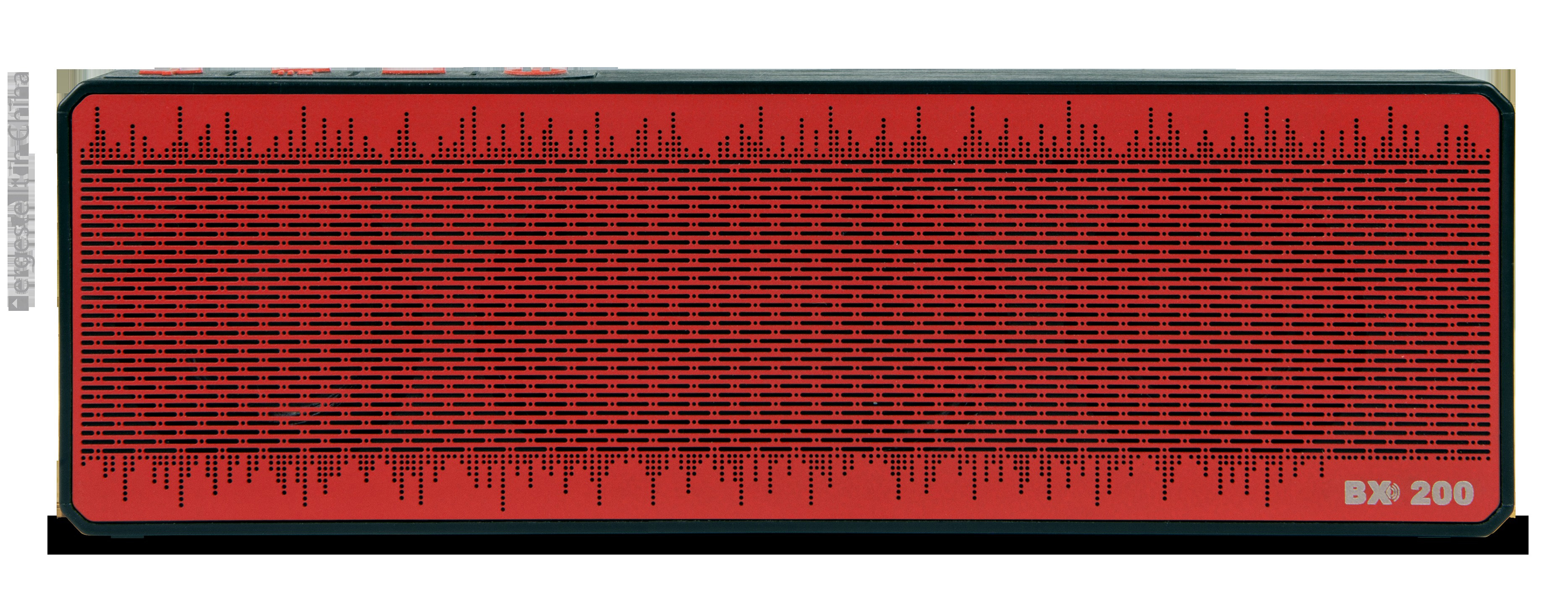 SWISSTONE BX 200 Bluetooth Lautsprecher, Rot, Schwarz