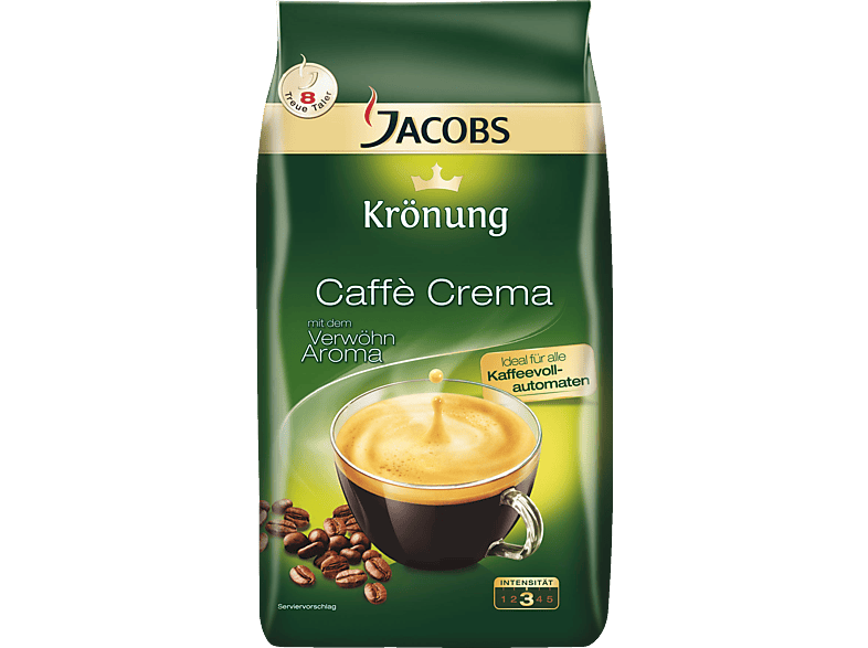 Krönung Kaffeebohnen Crema Caffe JACOBS klassisch