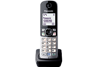PANASONIC KX-TGA681 (portatile aggiuntivo) - Telefono cordless (Nero/Argento)