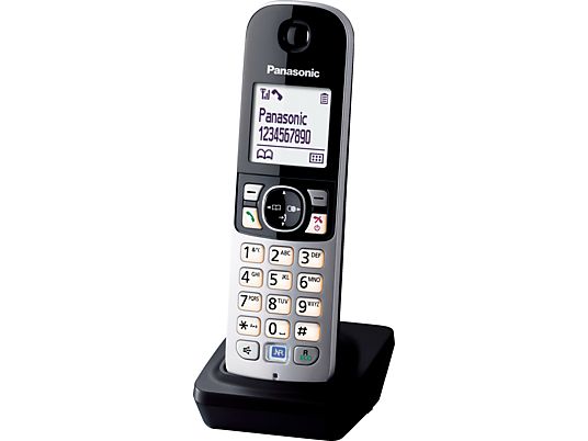 PANASONIC KX-TGA681 (combiné supplémentaire) - Téléphone sans fil (Noir/Argent)