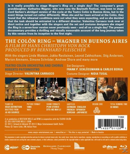 Watson/Rasilainen, Roberto/teatro Colón In Ring-Wagner - Colón (Blu-ray) - Buenos Paternostro Aires