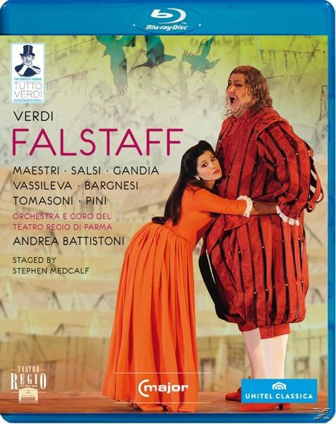 Pa, Teatro Orchestra/Coro Regio - Battistoni/Maestri/Salsi Falstaff - (Blu-ray)