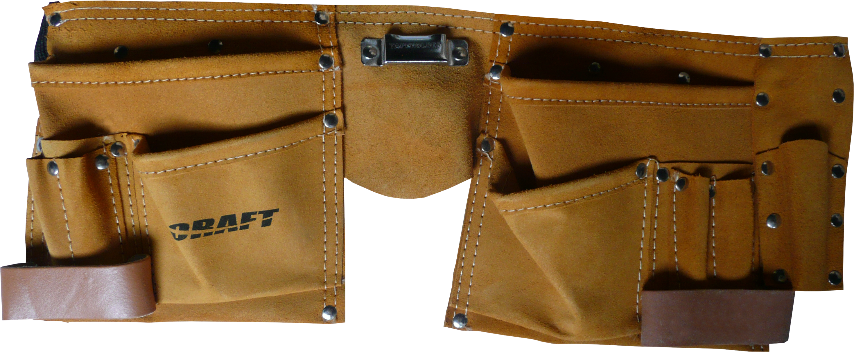 CRAFT 6335 Övtáska, kétrészes, erős marhabőrből