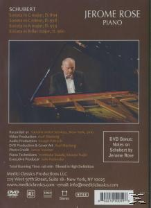 Jerome Rose - Jerome Rose Plays Schubert Live in Concert: The 4 Last Sonat  - (DVD)