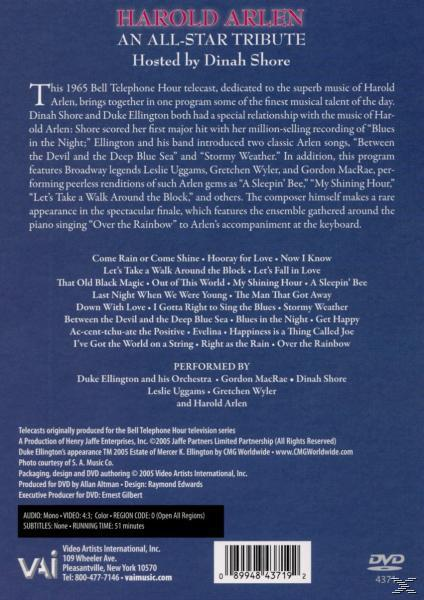 Ellington All - - Tribute Duke Arlen: Star (DVD) An Harold