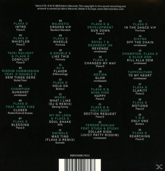 Flava D - Fabric Live 88  - (CD)
