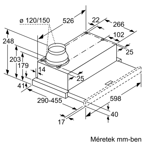 BOSCH DFM064W50 páraelszívó