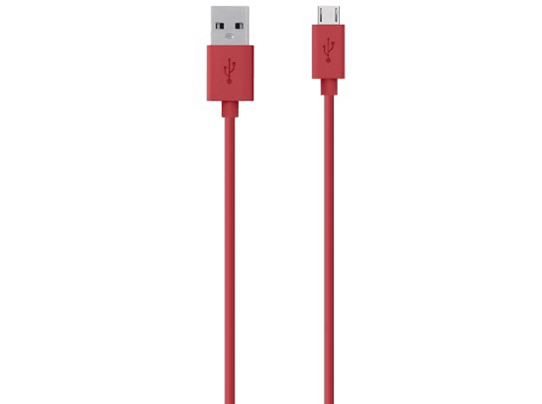 BELKIN microUSB-kabel Mixit ChargeSync 2 m Rood (F2CU012BT2M-RED)