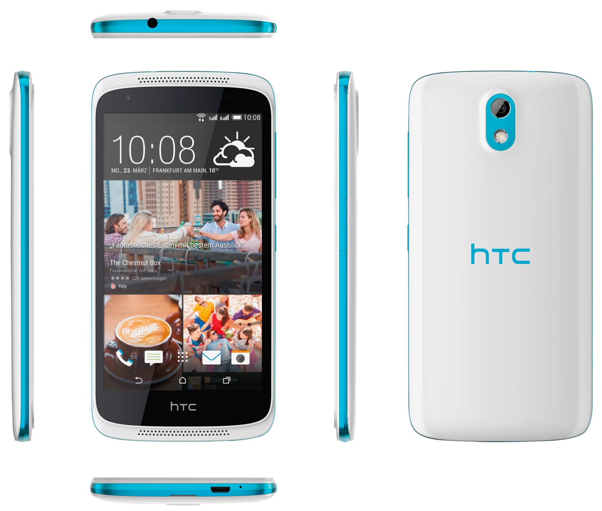 HTC Desire 526G 8 GB Blau Dual SIM