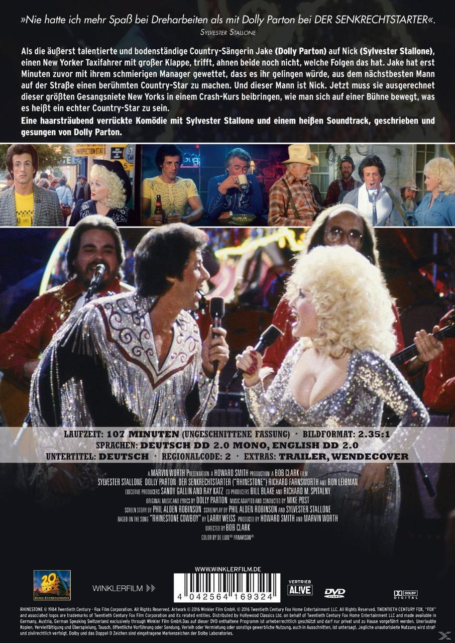 DVD-Cover eines Films mit Dolly Parton. Schauspieler singen auf einer Bühne.
