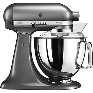 KITCHEN AID 5 KSM 175 PSEMS Artisan Küchenmaschine Medallion Silber (Rührschüsselkapazität: 4,8 l, 300 Watt)