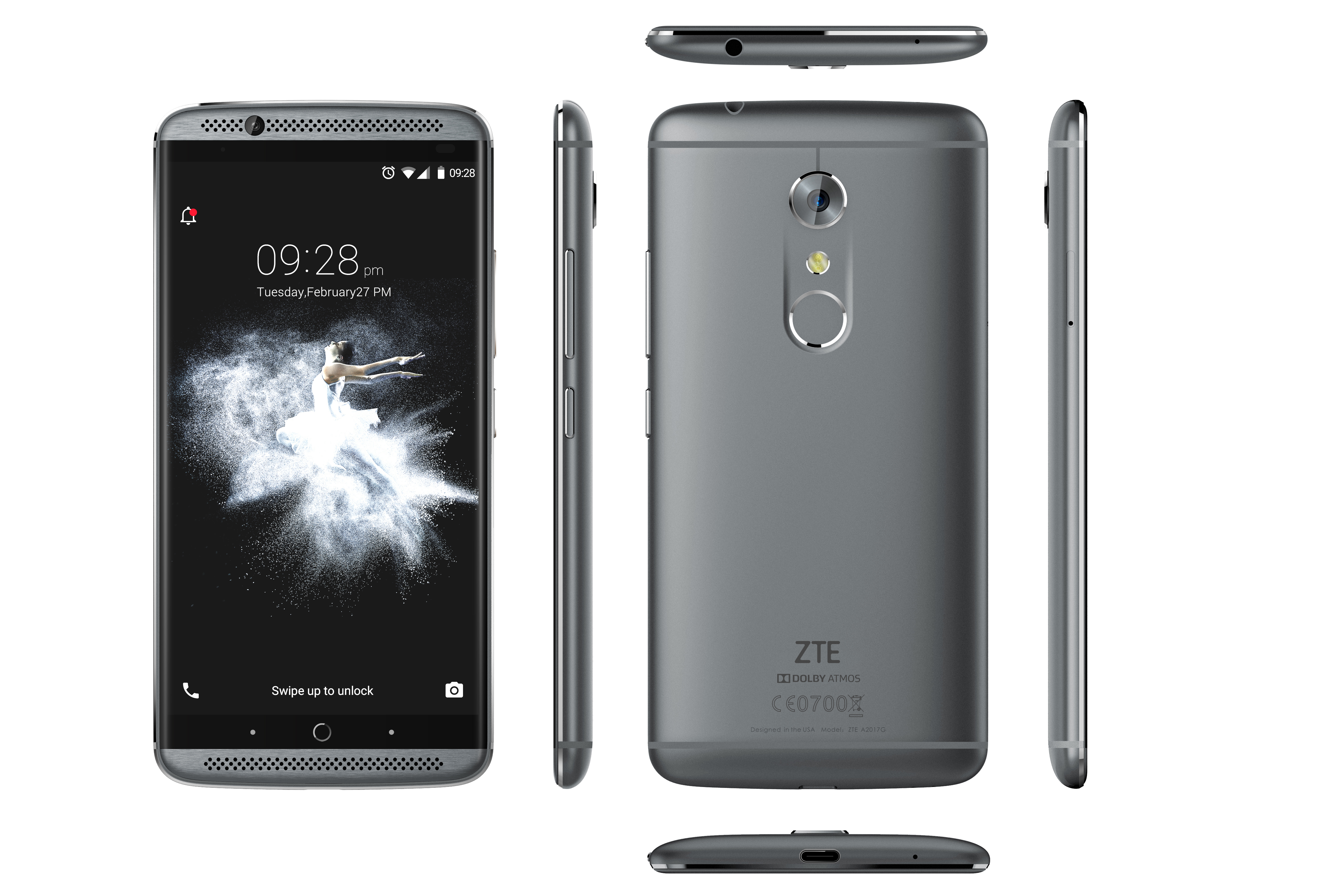 ZTE Axon 7 64 GB Grau Dual SIM