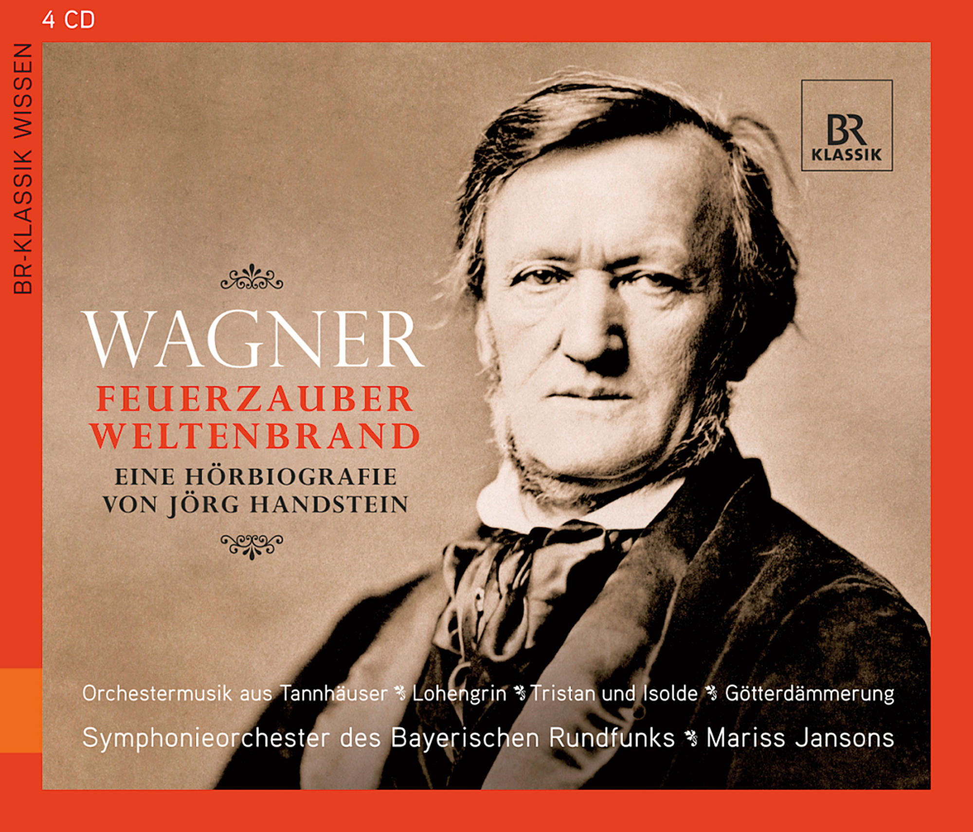 CD-Cover mit Porträt eines Mannes und Text auf Deutsch.