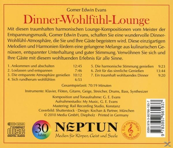 Gomer Edwin Evans - Dinner-Wohlfühl-Lounge  - (CD)