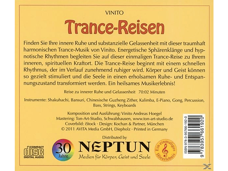 Thumbnail - Vinito - Trance-Reisen (CD)