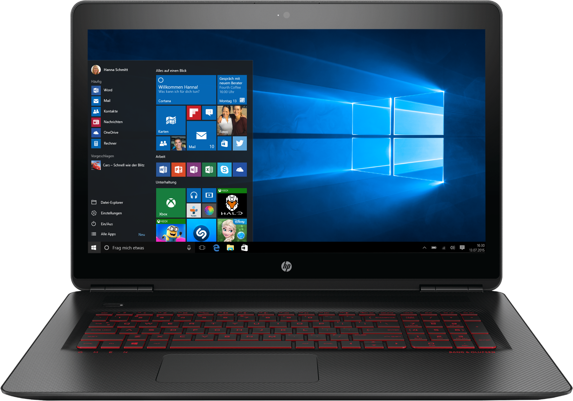 HP Gaming Notebook Omen 17-w084ng (Y0V85EA#ABD) Gaming-Notebook, 17,3 Zoll, Intel® Core™ i7-6700HQ Prozessor
(6M Cache, bis zu 3.50 GHz), 16 GB, 512 GB SSD
