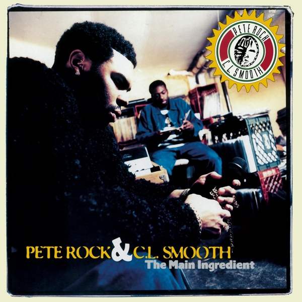 Albumcover von Pete Rock & C.L. Smooth. Zeigt zwei Männer und Text auf dunklem Hintergrund.
