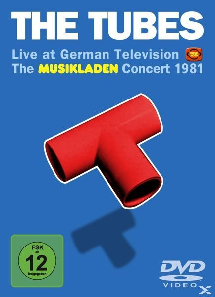 DVD-Cover eines roten T-förmigen Objekts auf blauem Hintergrund.