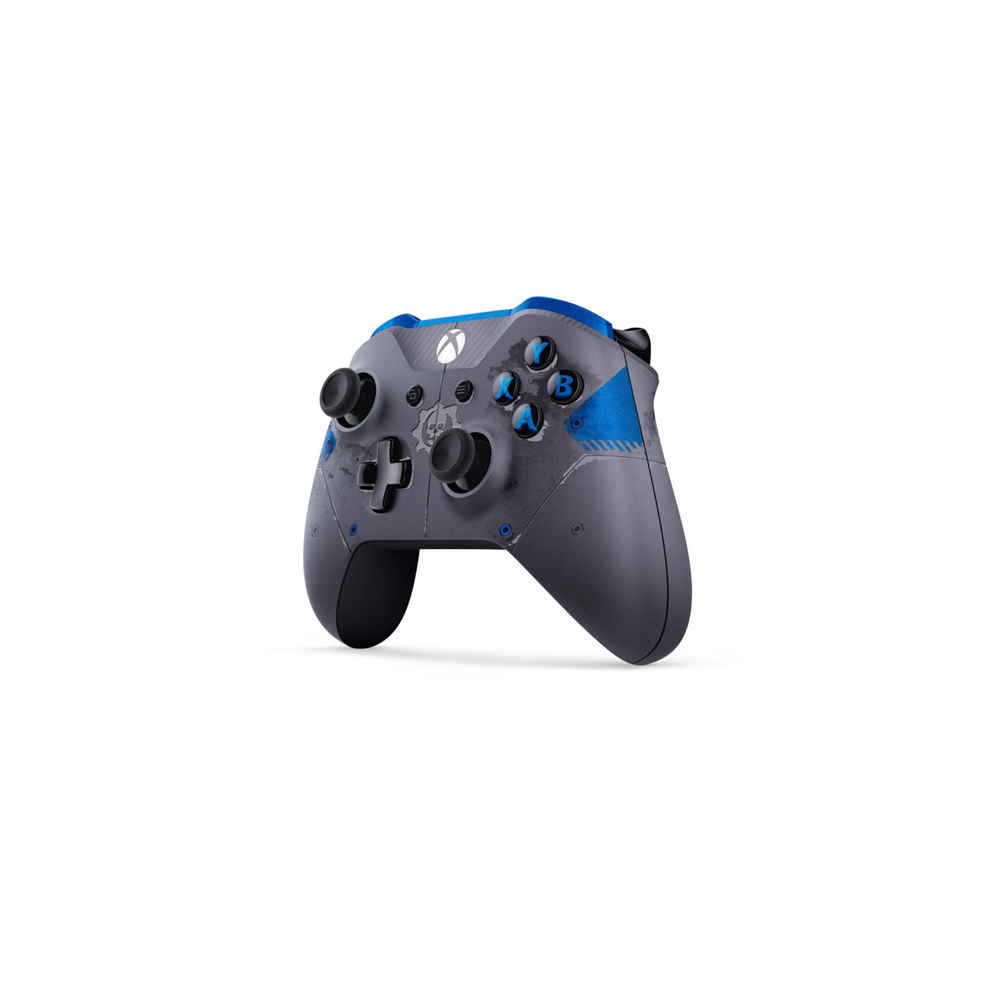 MICROSOFT Xbox Wireless Controller - Gears of War 4 JD Fenix Limited Edition Gamepad Grau/Blau für Xbox One