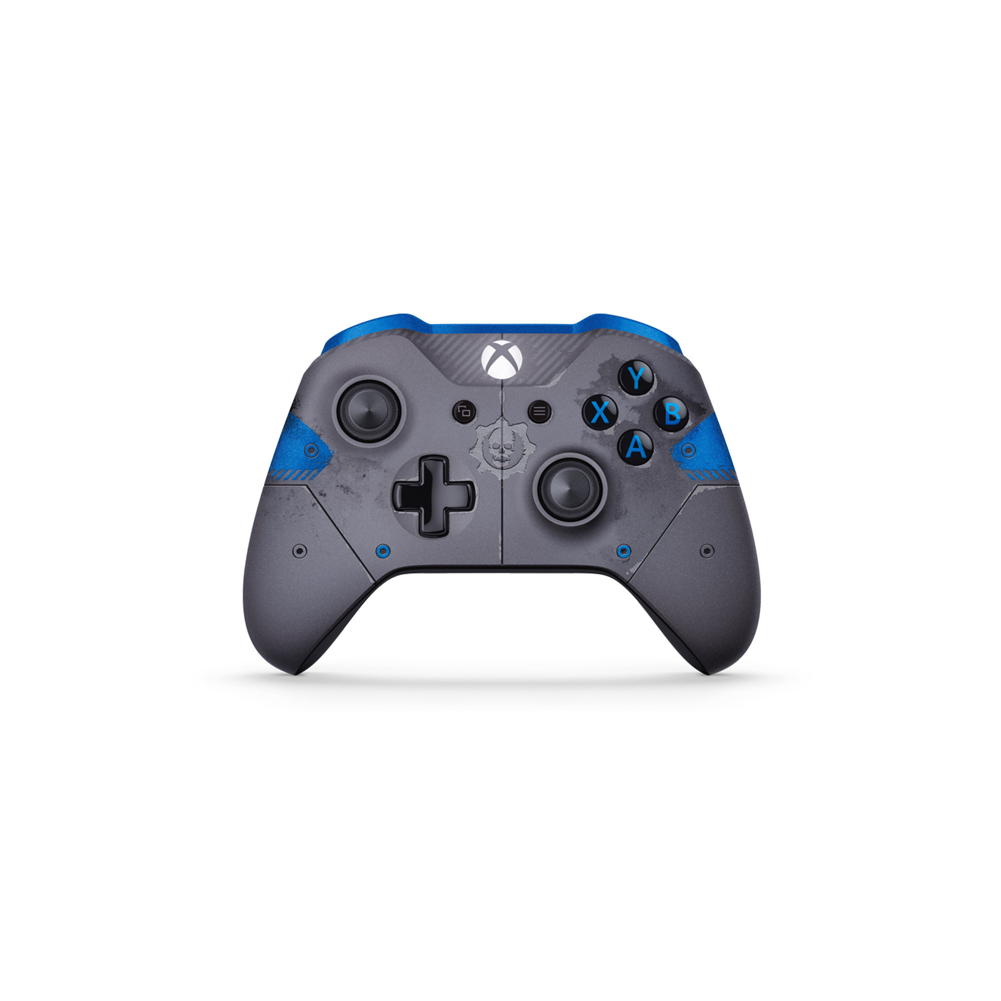MICROSOFT Xbox Wireless Controller - Gears of War 4 JD Fenix Limited Edition Gamepad Grau/Blau für Xbox One
