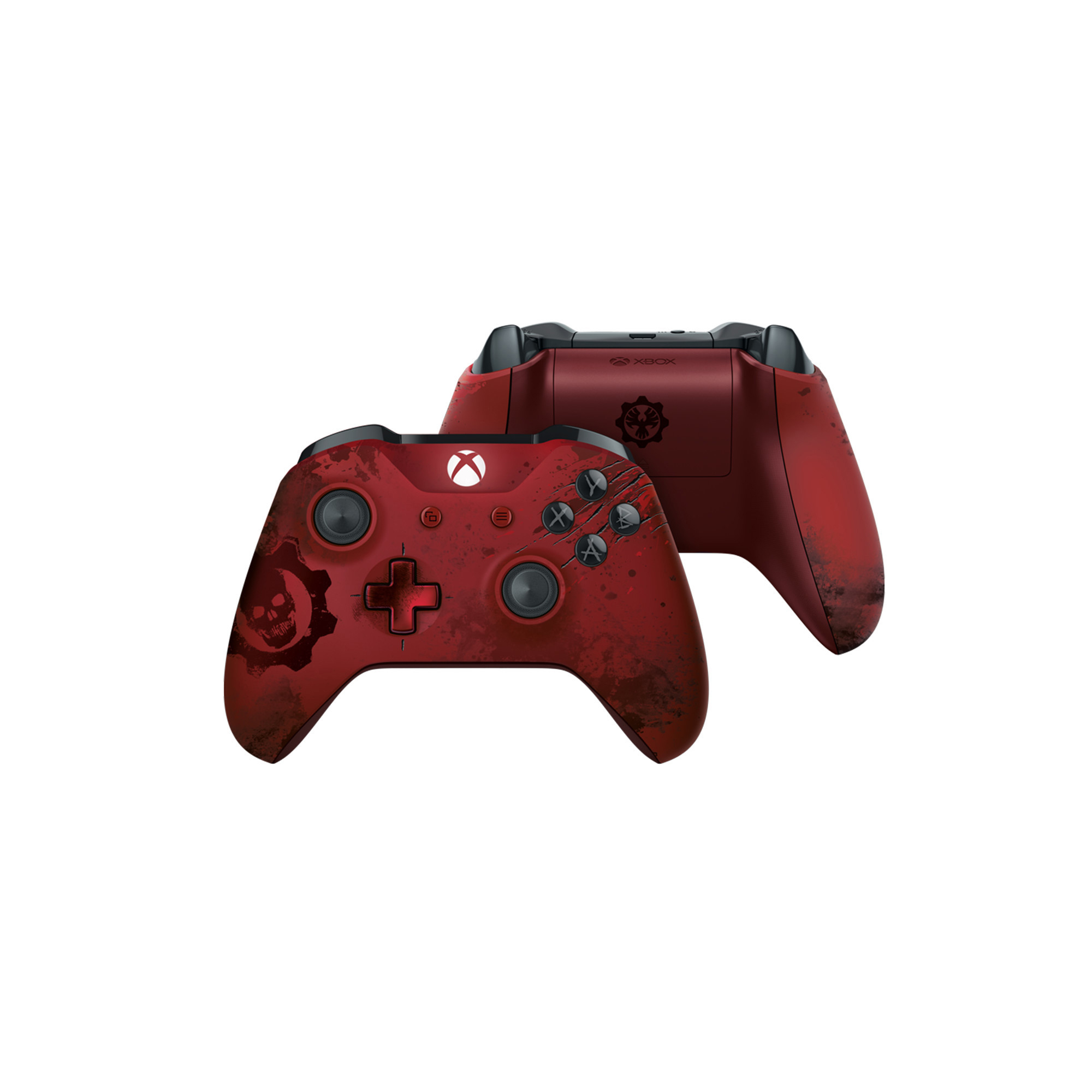 MICROSOFT Xbox Wireless Controller - Gears of War 4 Crimson Omen Limited Edition Controller Metallic-Rot für XBOX One