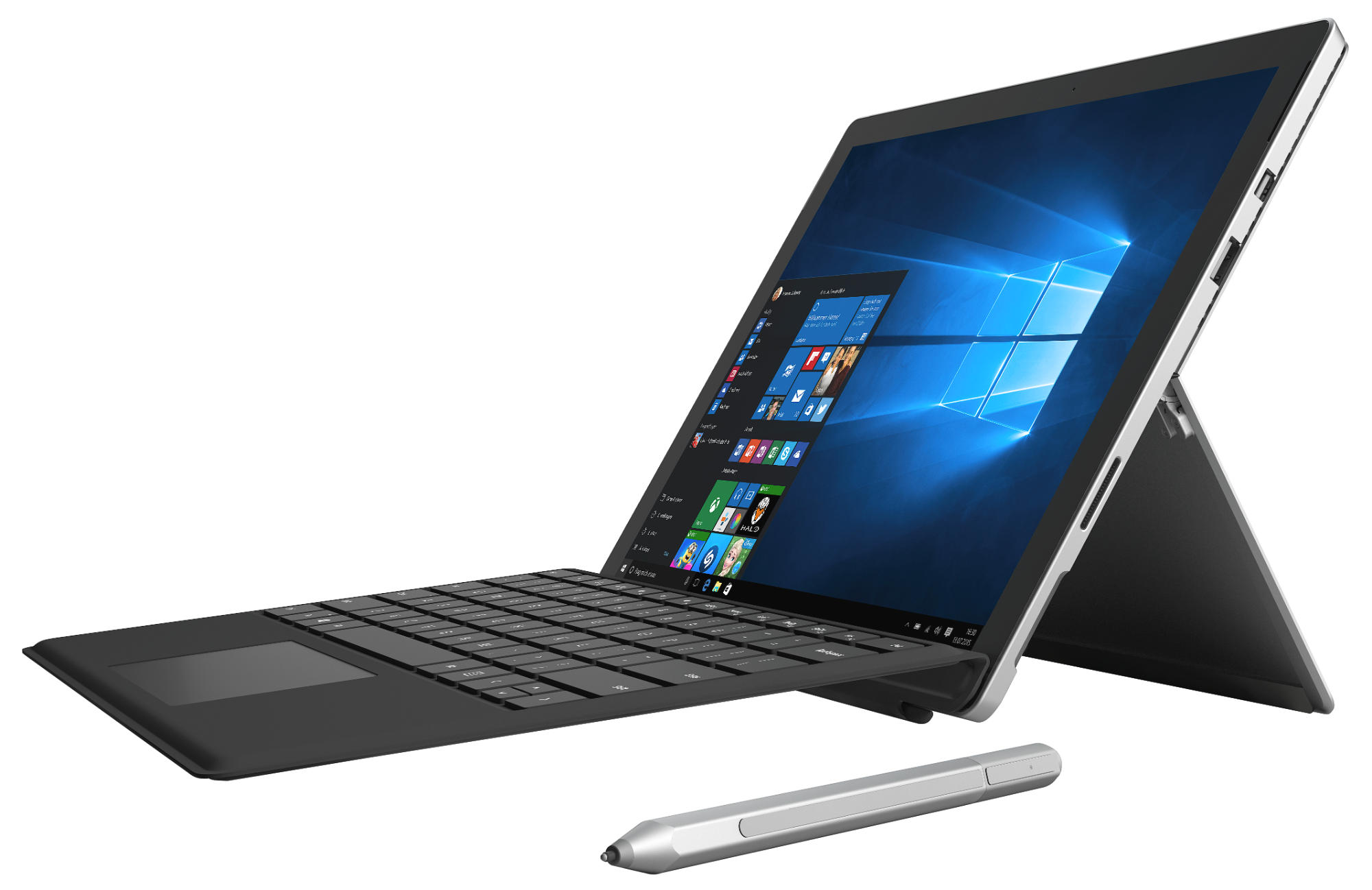 MICROSOFT Surface Pro 4 mit Surface-Stift (Pen) - 12,3 Zoll - Intel® Core™ m3 m3-6Y30 - 4 GB - 128 GB - Intel® HD 515 - Windows 10 Pro (64 Bit)