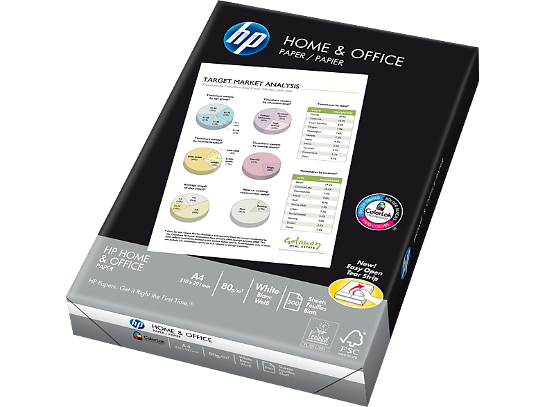 Hp Home Office Drucker Und Kopierpapier Mit Colorlok Fsc Eu Ecolabel 80g M 500 Blatt Online Kaufen Mediamarkt