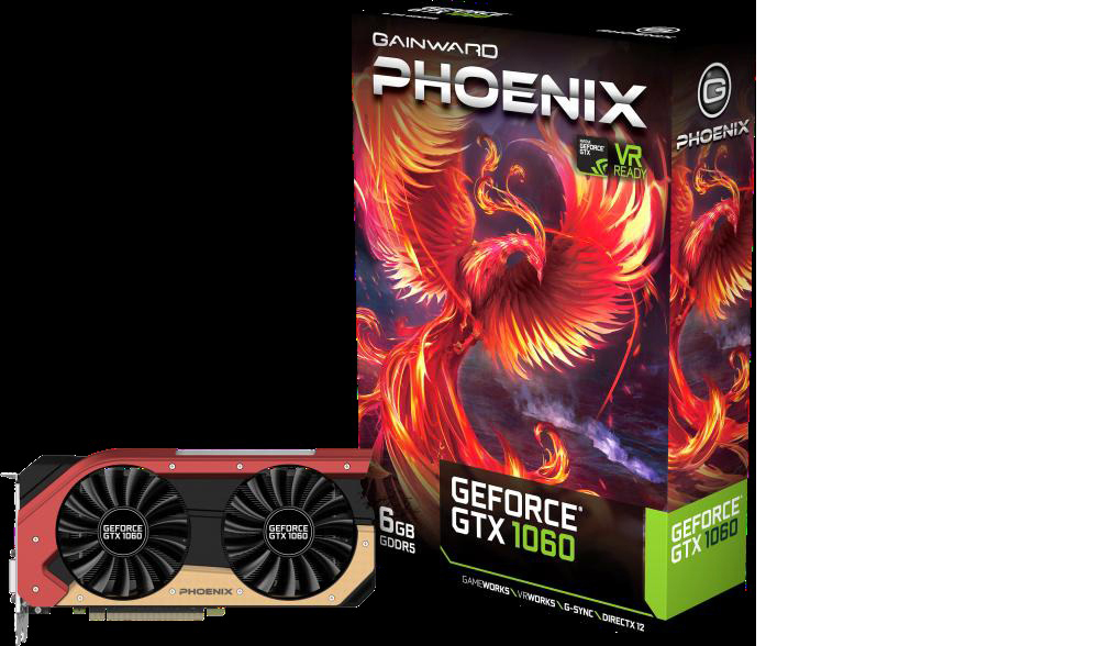 GAINWARD GeForce® GTX 1060 Phoenix 6GB (3729) (NVIDIA, Grafikkarte)