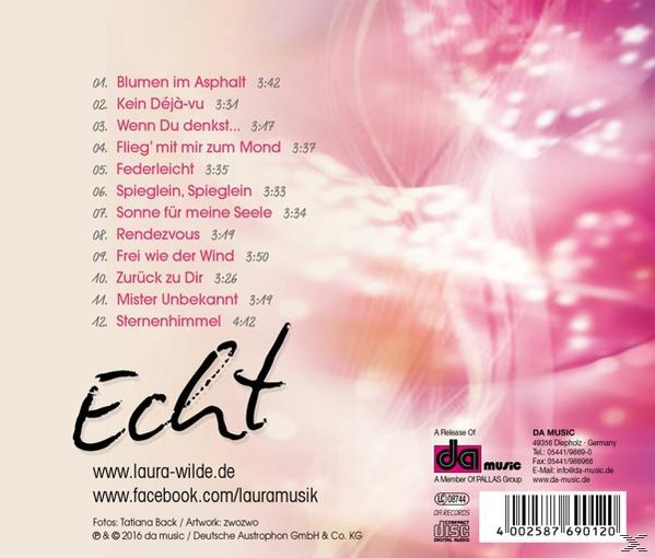 Laura Wilde - Echt  - (CD)