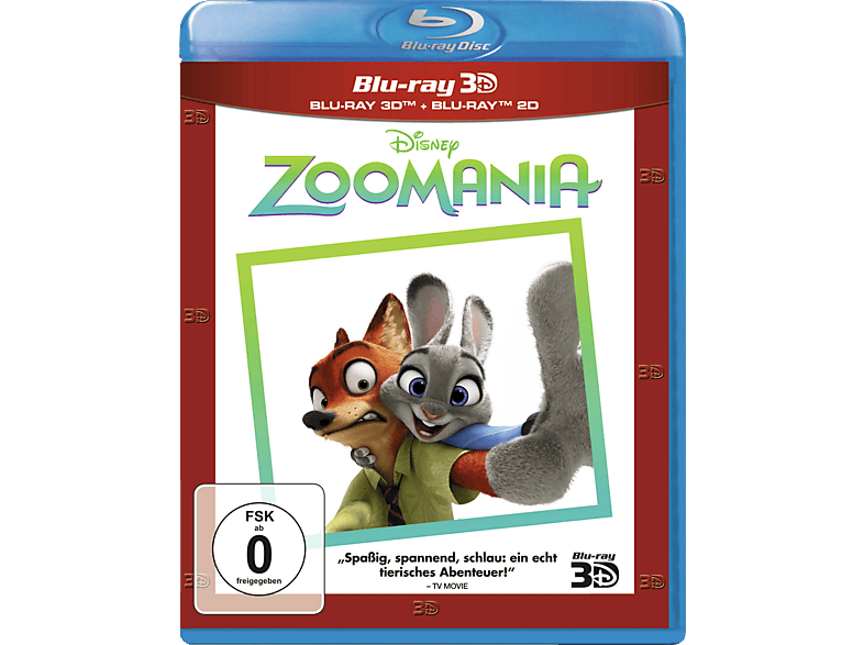 Zoomania (3D+2D 3D (+2D) Blu-ray Superset)