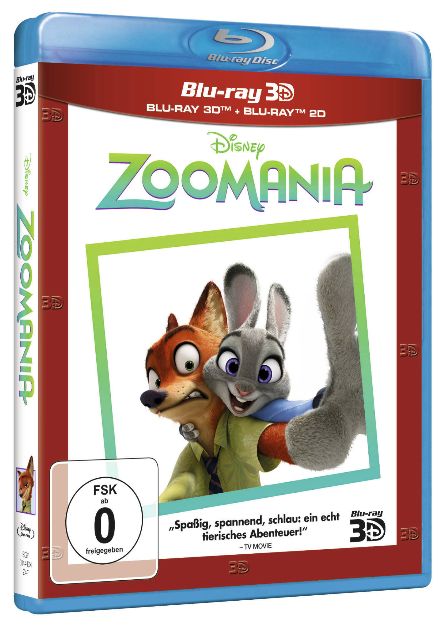 Zoomania (3D+2D Superset) 3D Blu-ray (+2D)