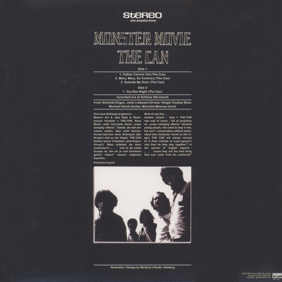 Albumcover: ein Schwarz-Weiß-Bild mit Text.