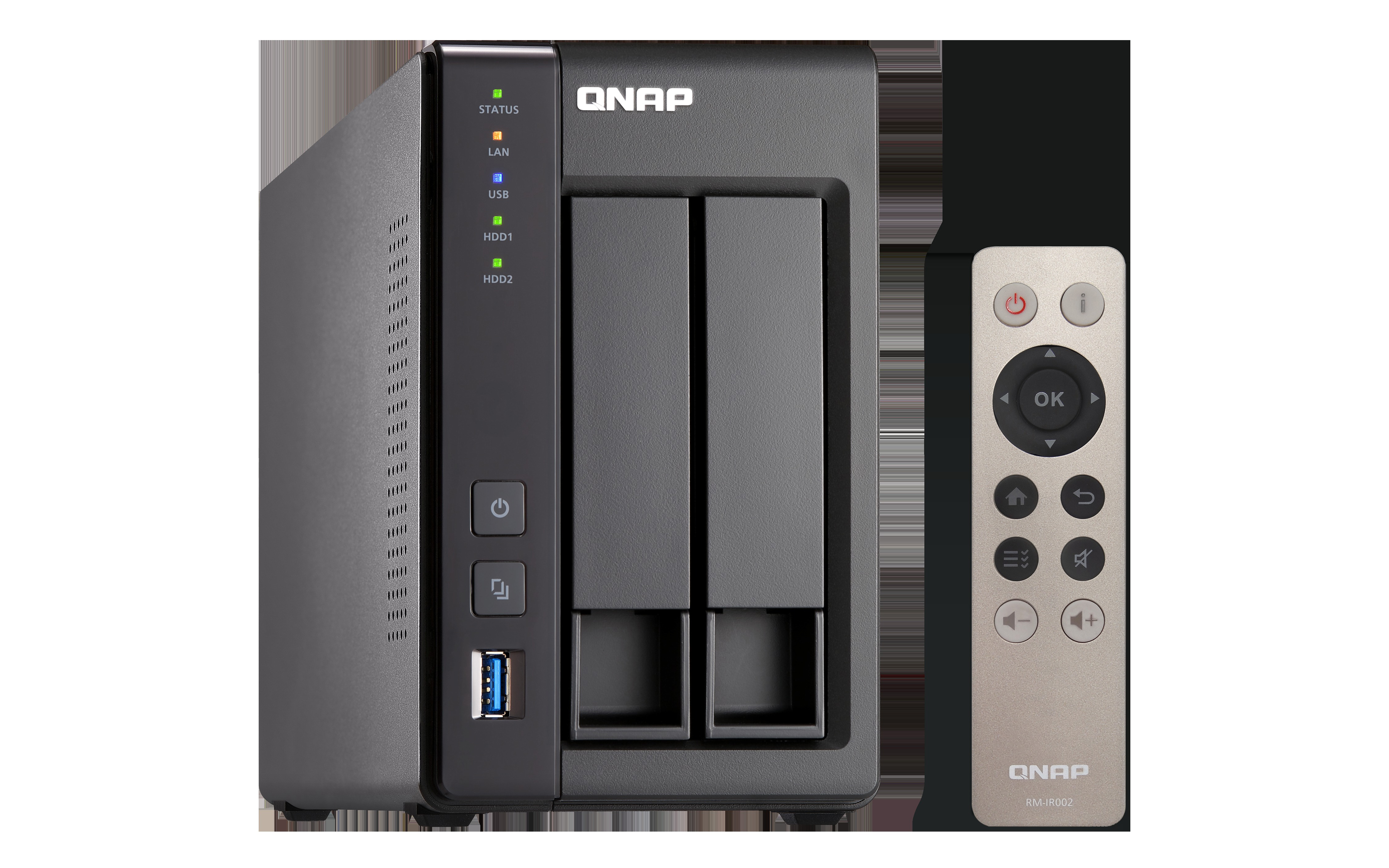 QNAP TS-251+ NAS Schwarz}