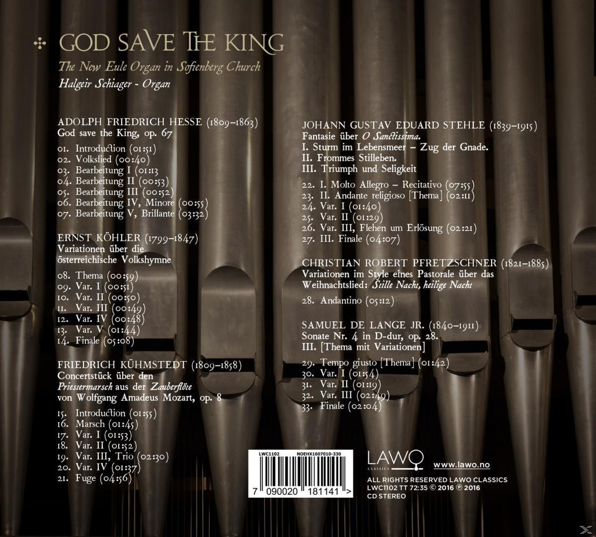 Halgeir Schiager - God Save The King  - (CD)