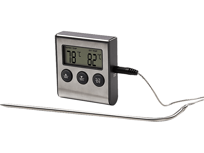 XAVAX 111381 - Bratenthermometer (Silber/Grau/Schwarz)