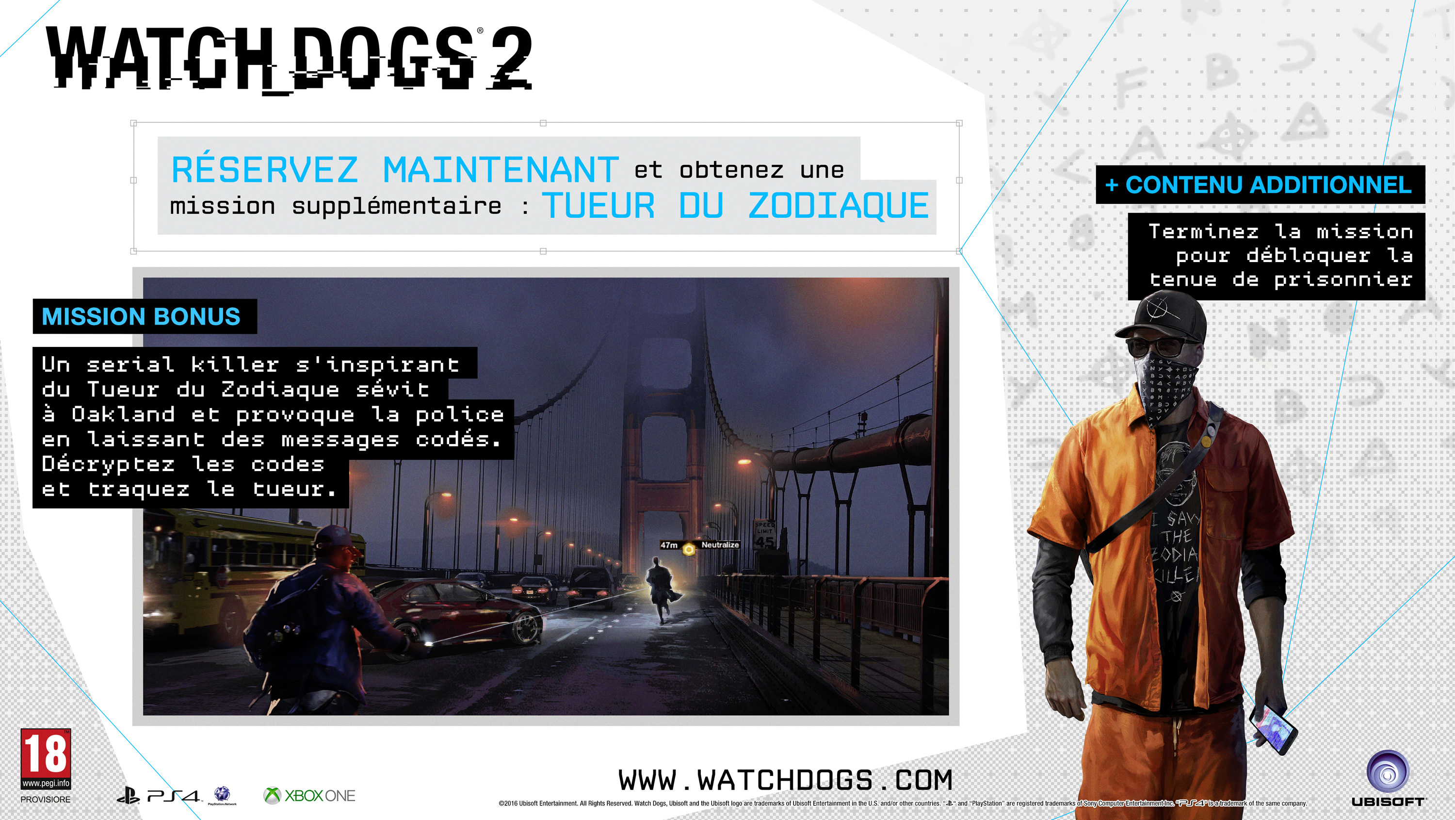Watch Dogs 2 NL/FR PS4