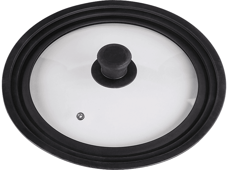 XAVAX 111545 UNI LID WITH STEAM - Deckel (Transparent/Schwarz)