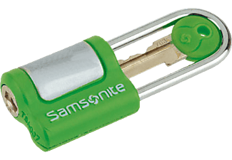 SAMSONITE U23 04101 Bőrönd lakat kulccsal, zöld