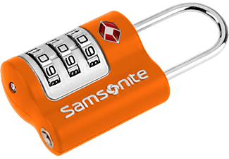 SAMSONITE U23 96104 Bőrönd lakat 3-as számzárral, narancssárga