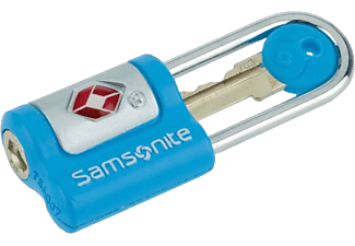 SAMSONITE U23 21102 Bőrönd lakat kulccsal, kék